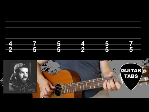 Drake - Nonstop - How to play on Guitar (Lesson)