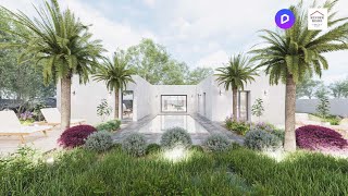 MAISON TOIT PLAT / ANIMATION 3D / D5 RENDER !