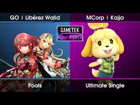 Gametek Night 2022.25 - Libérez Walid (Pyra and Mythra) Vs. Kajja (Isabelle) SSBU Ultimate