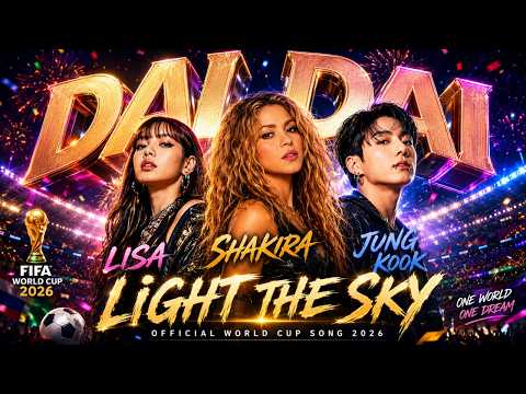 LISA x SHAKIRA x JUNG KOOK (BTS) - DAI DAI 🌍 | FIFA World Cup 2026 Official Anthem Style