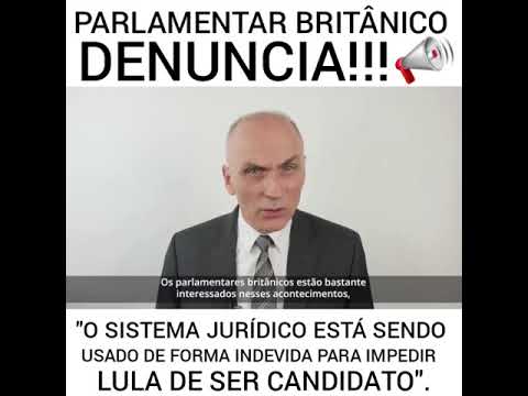 Parlamentar Britânico denuncia!