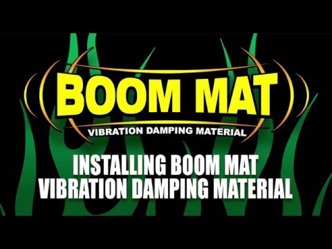 Boom Mat Damping Material Installation
