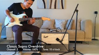 Video thumbnail for Supro 1624T Dual Tone Demo - Strat by Kaleb Romero