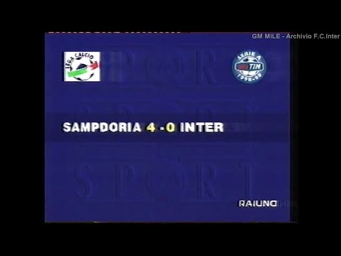 1998-99 (26^ - 21-03-1999) Sampdoria-INTER 4-0 [Montella,Montella(R),Montella,Ortega] 90°Minuto Rai1