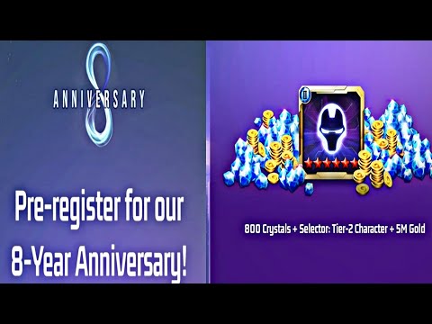 8 Year Anniversary Pre Registration Event Full Details - Marvel Future Fight