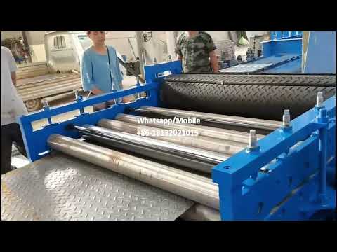 Automatic Metal Plate Embossing Straightening Machine