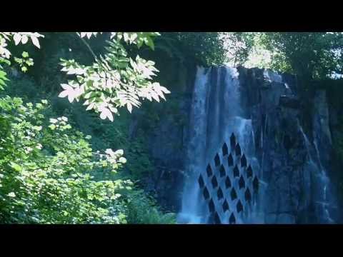 Relax music, nature, forest, waterfall, mountains, relaxing music and melodious