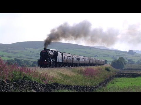LMS 48151 The Waverley at Helwith Bridge 25/8/13