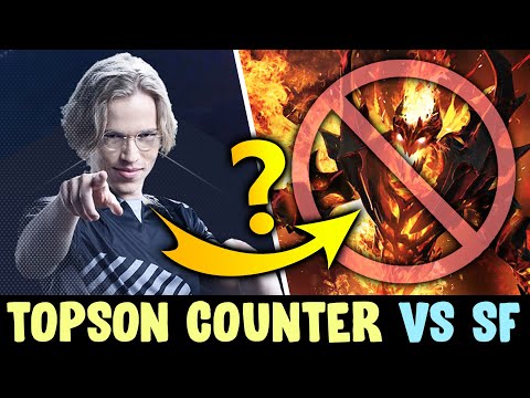 Topson SURPRISED EVERYONE with THIS COUNTER vs Shadow Fiend on Mid