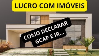 PREENCHER O GCAP NA VENDA DE IMOVEIS