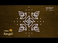 Karthika Masam Special Deepam Kolam with dots | Diya Rangoli with 11 dots | Make Rangoli