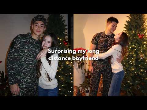 Ich bin um die halbe Welt geflogen, um meinen Freund, einen Soldaten, mit dem ich weit weg wohne,...