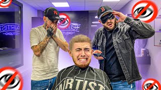 JE COUPE MICHOU LES YEUX BANDÉS!!! (plus jamais)