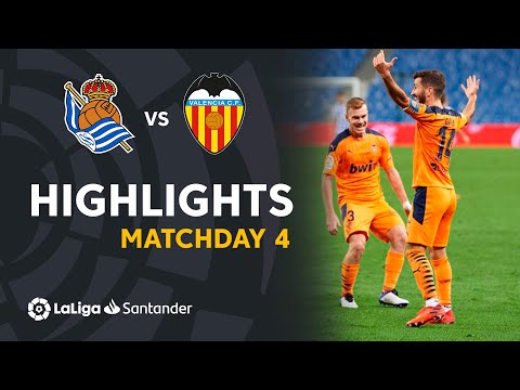 Highlights Real Sociedad vs Valencia CF (0-1)
