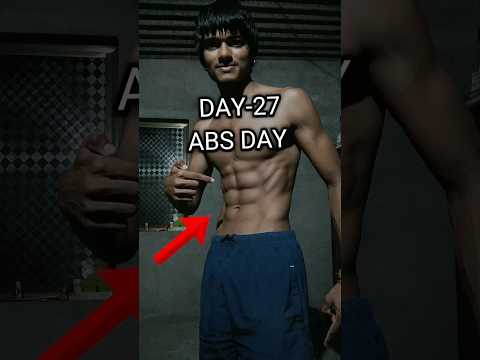 Day-27 👽 six pack workout at home #shorts #trending #sixpack #champion