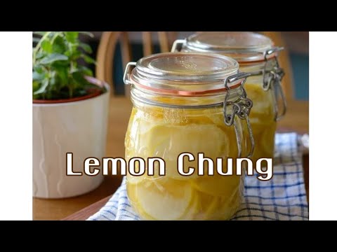 Korean Lemon syrup(Lemon Chung) #easy way to hot lemon tea #easy diet recipe with lemon