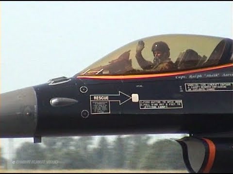 F-16 Demo Team of the Royal Netherlands Airforce with Capt. Ralph "Sheik" Aarts