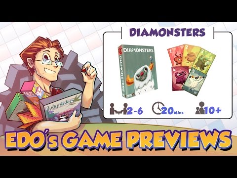 Edo's Diamonsters Card Game Review