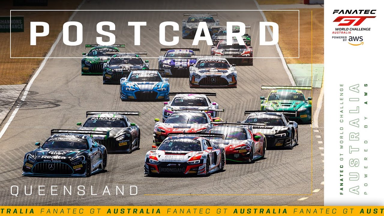 POSTCARD l Fanatec GT Australia l Queensland Raceway 2024
