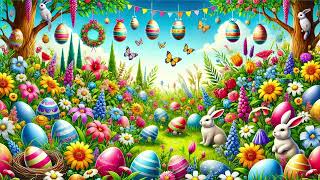 1 HOUR Happy easter ambiance background chill, happy, jazz music