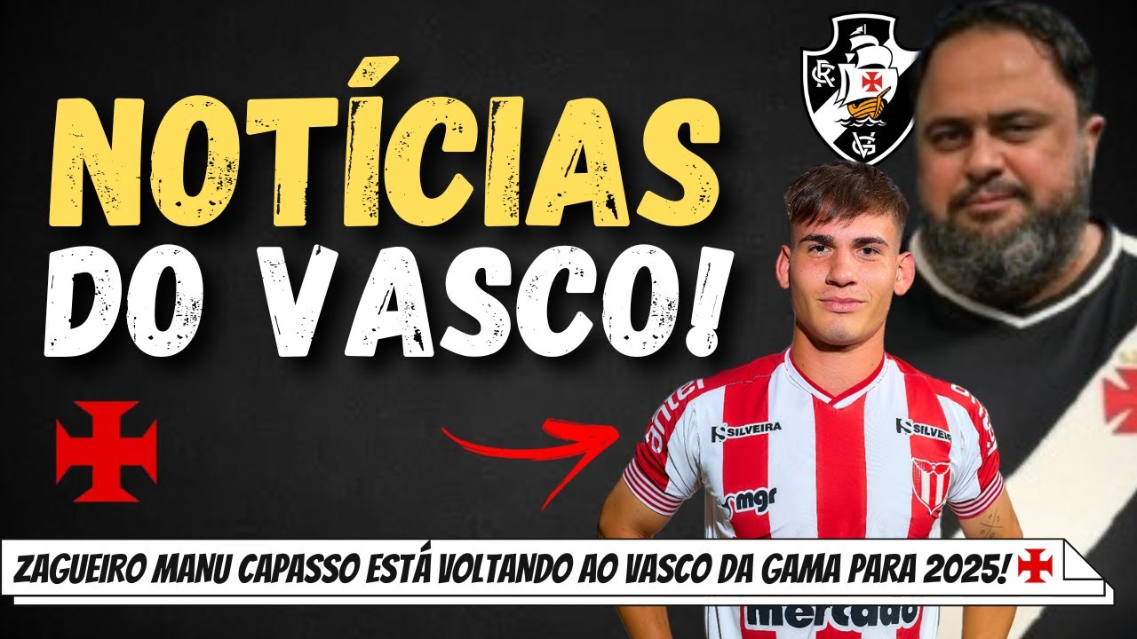 SAIU HOJE: VENDA PRO GREGO ESTÁ MAIS AVANÇADA | VASCO NEGOCIA COM ATACANTE URUGUAIO | CAPASSO VOLTOU