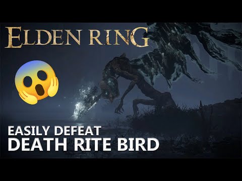 How To Easily Kill Death Rite Bird With Gamaniax || Elden RIng