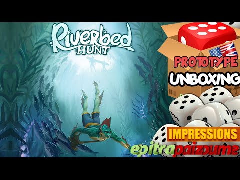 Riverbed Hunt - Prototype Unboxing & Impressions (EN) by Epitrapaizoume