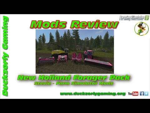 FS17 Mod Review - New Holland FR850 Forage Harvester and Headers - Stevie