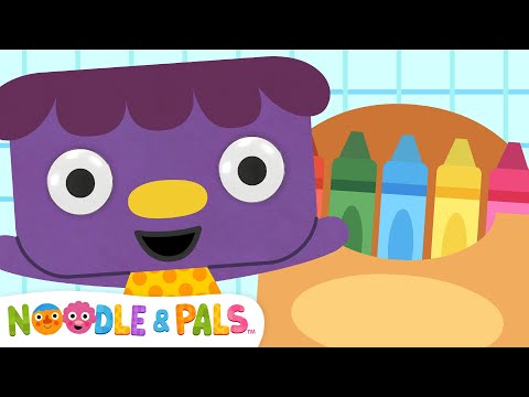 I Like To Draw | Creativity Song for art time at school | Practice shapes and colors | Noodle & Pals