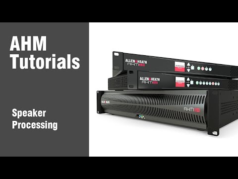 AHM System Manager - Speaker Processing