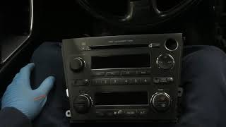 2005-2009 Subaru Legacy Outback radio & Heater control fix