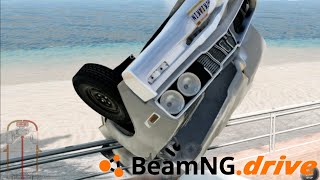 【BeamNG.Drive】昭和のパトカーで激ヤバカーチェイス！