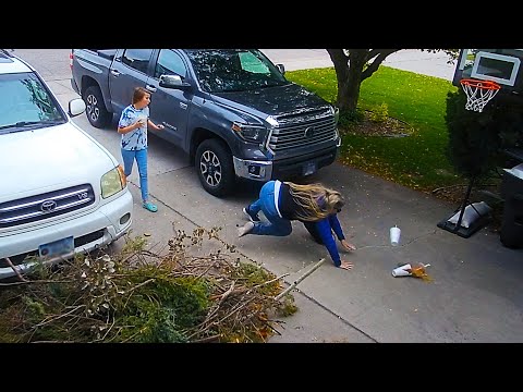 Best Security Cam Fails 😂 Parent Fails Caught in 4k