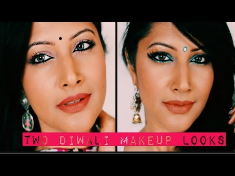 2 DIWALI MAKEUP TUTORIALS AND GET READY WITH ME! SIMPLE /GLAM Video