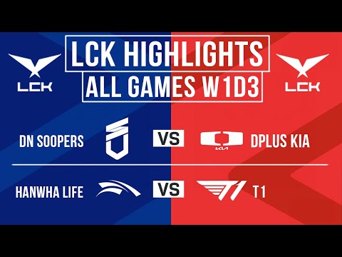 LCK Highlights ALL GAMES Week 1 Day 3 | LCK CUP 2026