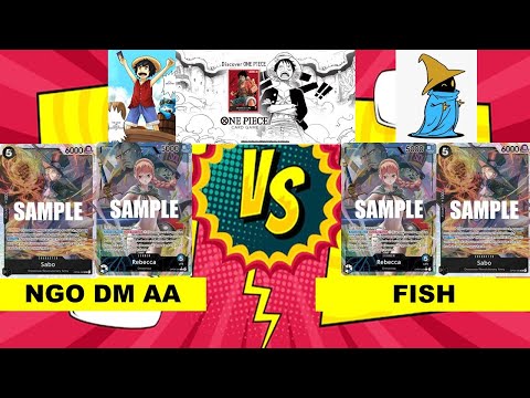 One Piece TCG | NGO DM AA vs Fish Round 5 - REBECCA MIRROR MATCH | One Piece Card Game Set 5 Format