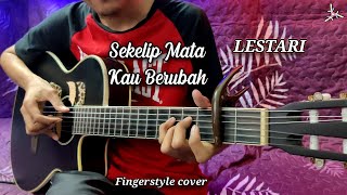 Download lagu LESTARI - Sekelip mata kau berubah | Fingerstyle cover | Faiz Fezz mp3