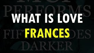 What Is Love - Frances cover by Molotov Cocktail Piano