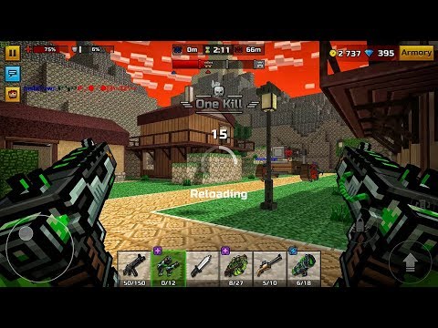 Clan Siege Battle (Super Mutant Set) - Pixel Gun 3D