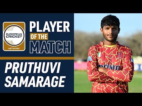 POTM Final:  P.Samarage - RCC vs PJB | ECN Italian T20 Finals, 2024 | 27 Oct 2024 | ECN24.074