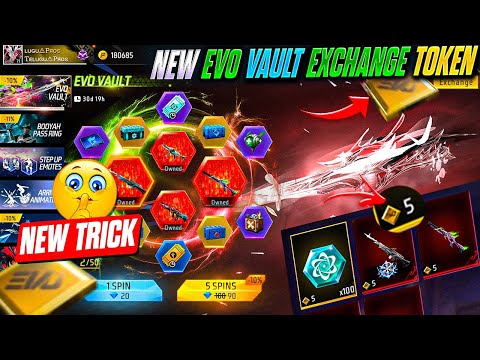 New Evo Vault Event Free Fire, Evo M60 Spin Max Free Fire || Evo Exchange Token Free Gun