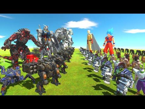 Robot Or Human - Who Is The Strongest - Saitaman VS Mechagodzilla