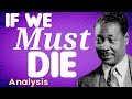 If We Must Die by Claude McKay Analysis, Summary, Meaning Explained Review