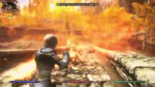 Skyrim SE Mod The Wizzard Warrior : Trying to be a Fire Bender