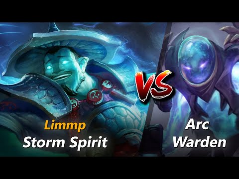 How to Storm Spirit mid vs Arc Warden (feat. Limmp and Miracle-) | First 7 minutes