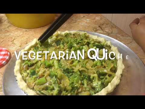HOW TO MAKE VEGETARIAN BROCCOLI QUICHE FROM SCRATCH | asereth maria kitchen