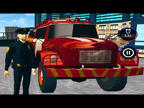 Police Emergency Fire Truck Driving Simulator 2021 - Android