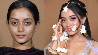 Easy HD Bridal Makeup | Step by Step Makeup tutorial for Beginners | Eye makeup  | @pkmakeupstudio