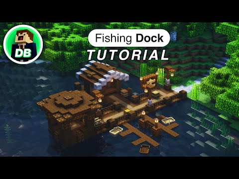 Minecraft: Fishing Dock Tutorial (How to build)