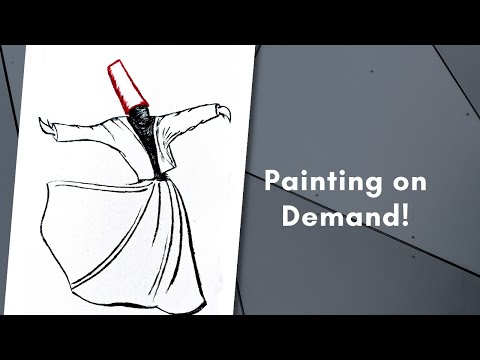 How to Paint Sufism | Complete Demonstration | Lesson 7| Sufi Art| Sufism Painting Course
